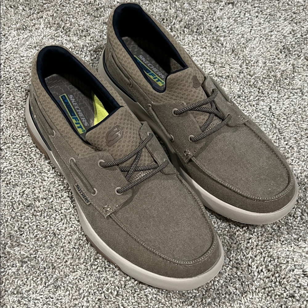 Skechers Men's Tan Boat Shoes